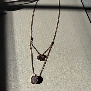 Michael Kors - Elegant Rose Gold Pendant Necklace